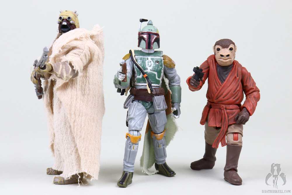 Sand People , Boba Fett , Snaggletooth - Star Wars Villain Set (A New Hope) - Hasbro (Star Wars) action figure collectible [Barcode 653569706717] - Main Image 3