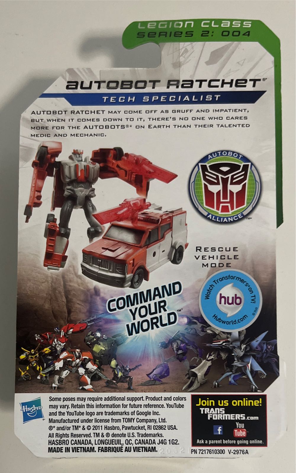 Autobot Ratchet - Hasbro (Transformers: Prime) action figure collectible [Barcode 653569708186] - Main Image 2