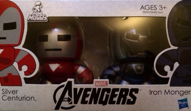 Mini Muggs Avengers Silver Centurion. Iron Monger - Hasbro (Avengers) action figure collectible [Barcode 653569708650] - Main Image 1