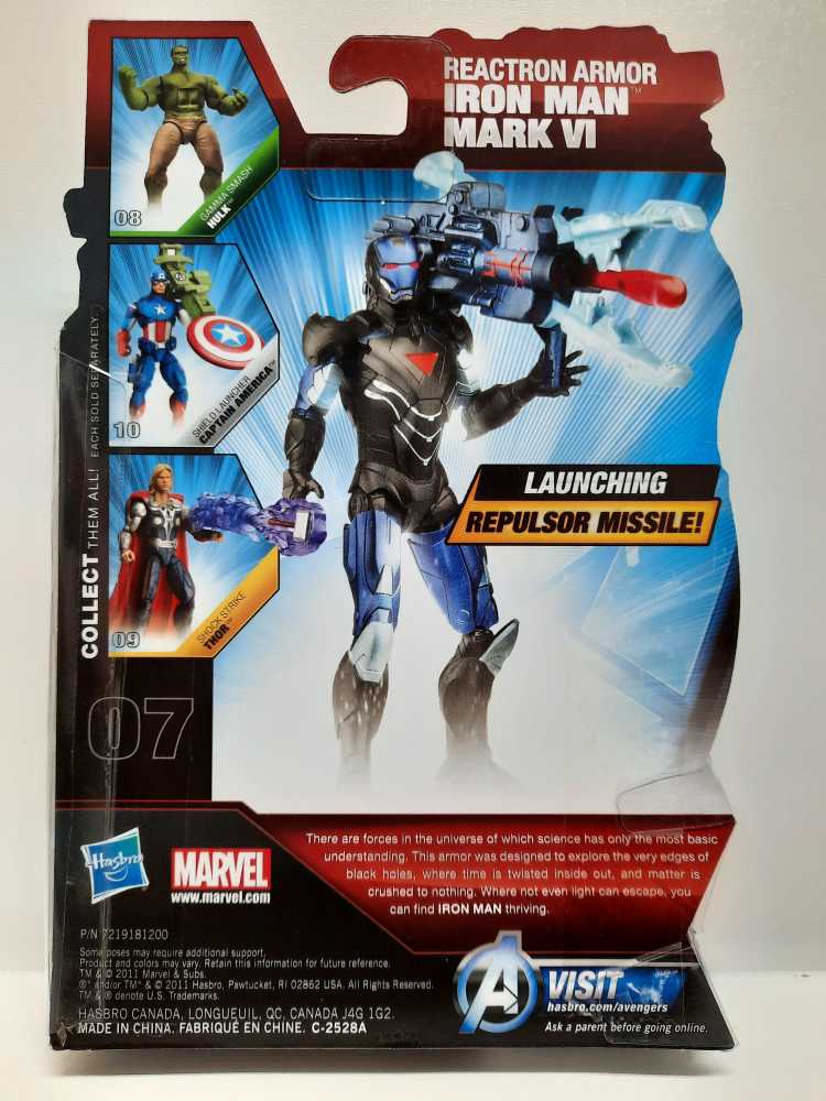 Iron Man (Mark VI)  (Marvel: The Avengers) action figure collectible [Barcode 653569710011] - Main Image 2