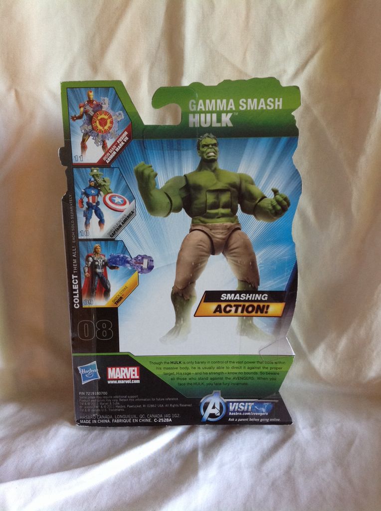 Hulk (Gamma Smash) - Hasbro (Marvel’s The Avengers) action figure collectible [Barcode 653569710028] - Main Image 2
