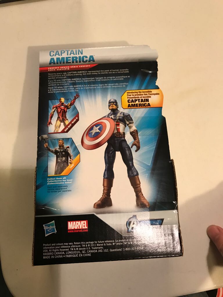Avengers Captain America 6”  action figure collectible [Barcode 653569710233] - Main Image 2