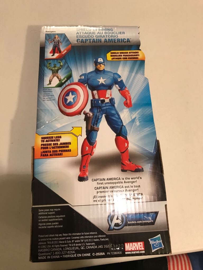Avengers Mighty Battlers - Captain America  action figure collectible [Barcode 653569710615] - Main Image 2