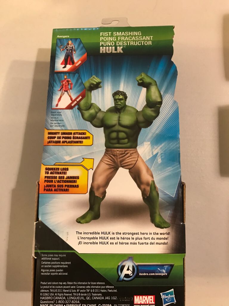 Avengers Movie Mighty Battlers - Hulk  action figure collectible [Barcode 653569710660] - Main Image 2