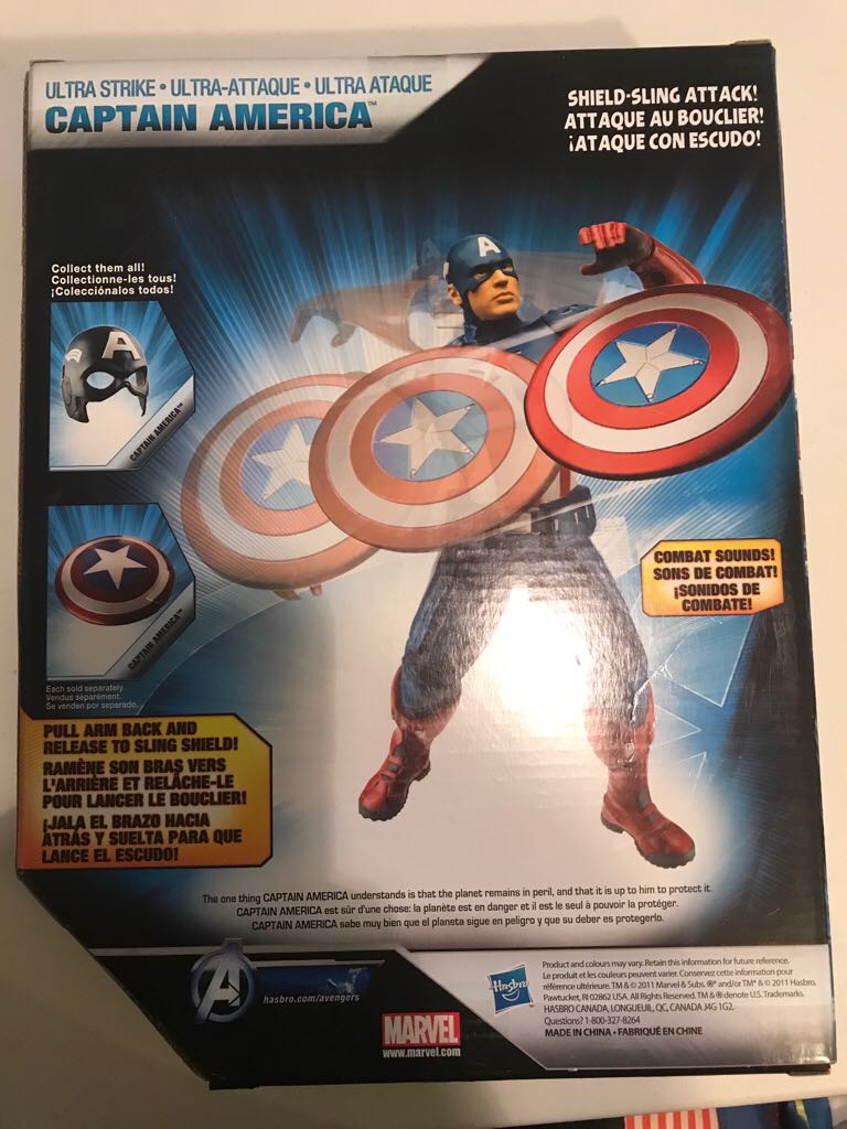 Avengers Movie - 12’ Ultra Strike Captain America  action figure collectible [Barcode 653569710905] - Main Image 2