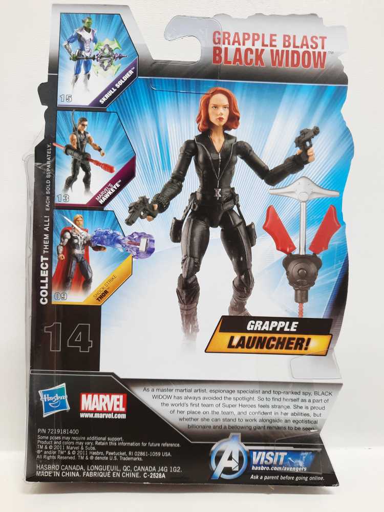 Marvel Studios : Avengers -  Black Widow - Hasbro (Marvel Avengers) action figure collectible [Barcode 653569711926] - Main Image 2