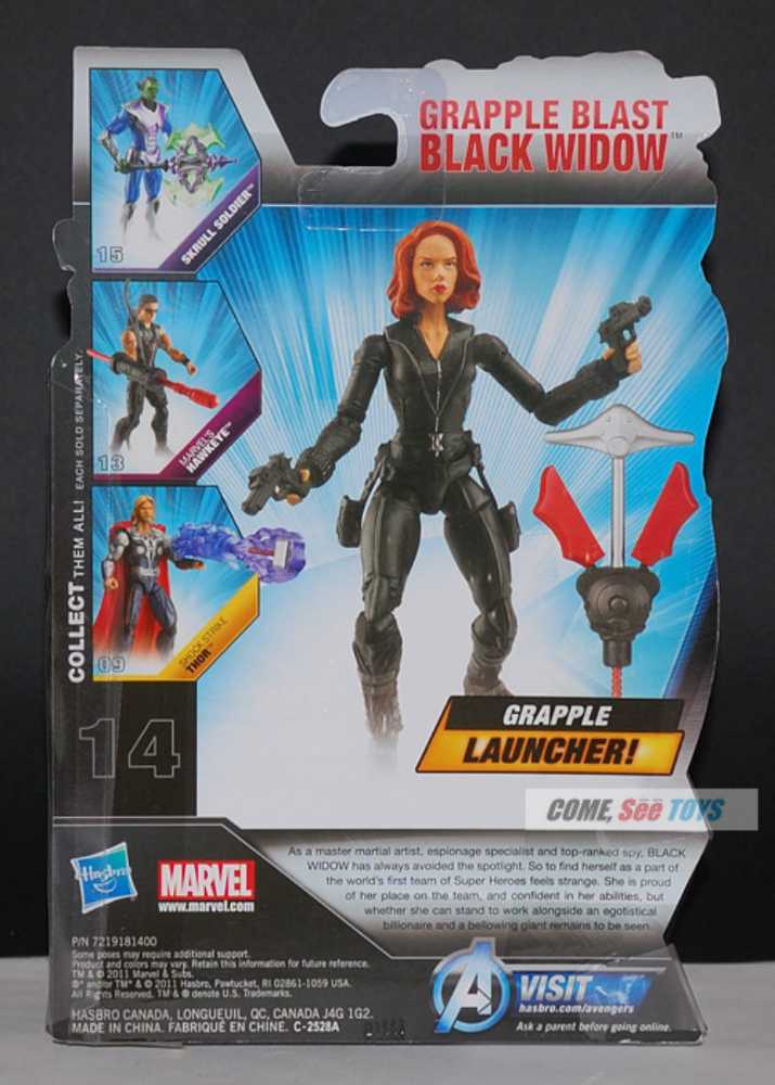 Marvel Studios : Avengers -  Black Widow - Hasbro (Marvel Avengers) action figure collectible [Barcode 653569711926] - Main Image 3