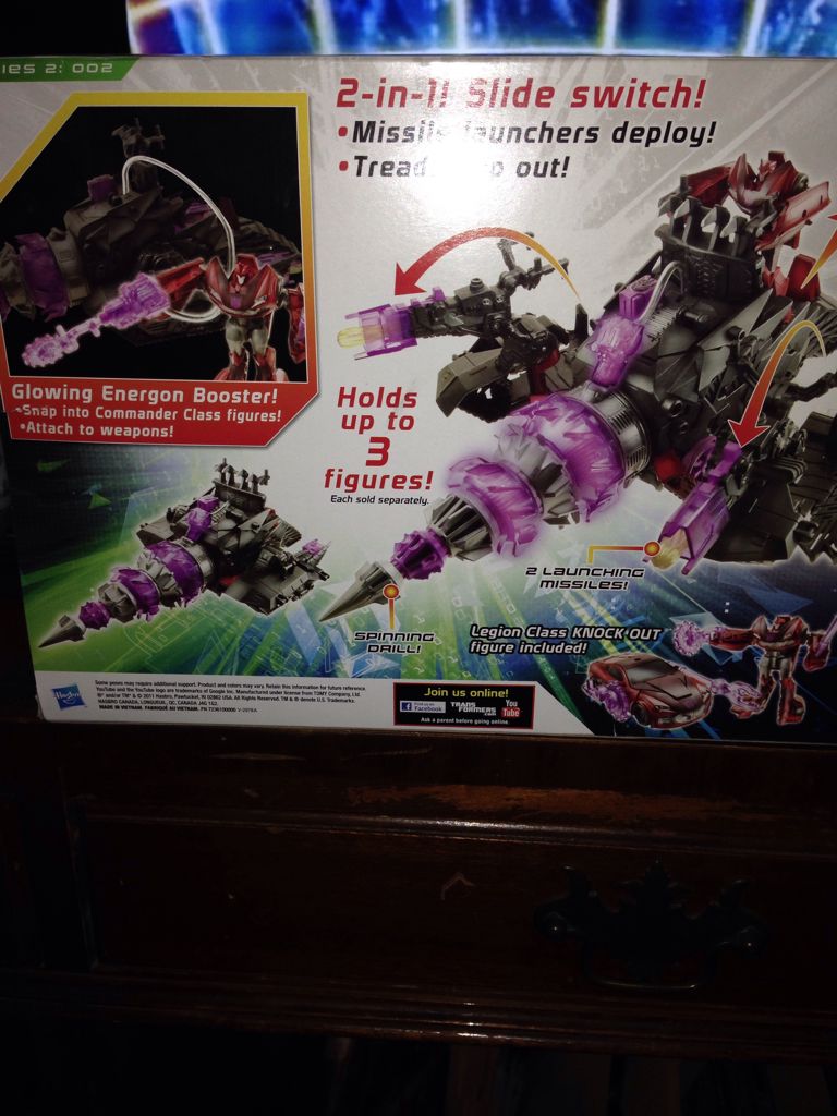 Transformers Prime Cyberverse Energon Drill With Knock Out - Hasbro (Commander Class) action figure collectible [Barcode 653569712589] - Main Image 1