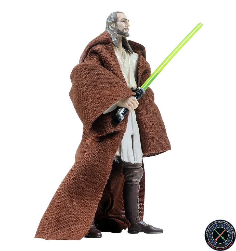 Qui-Gon Jinn - Star Wars Vintage Collection (The Phantom Menace) - Hasbro (Star Wars) action figure collectible [Barcode 653569723899] - Main Image 4