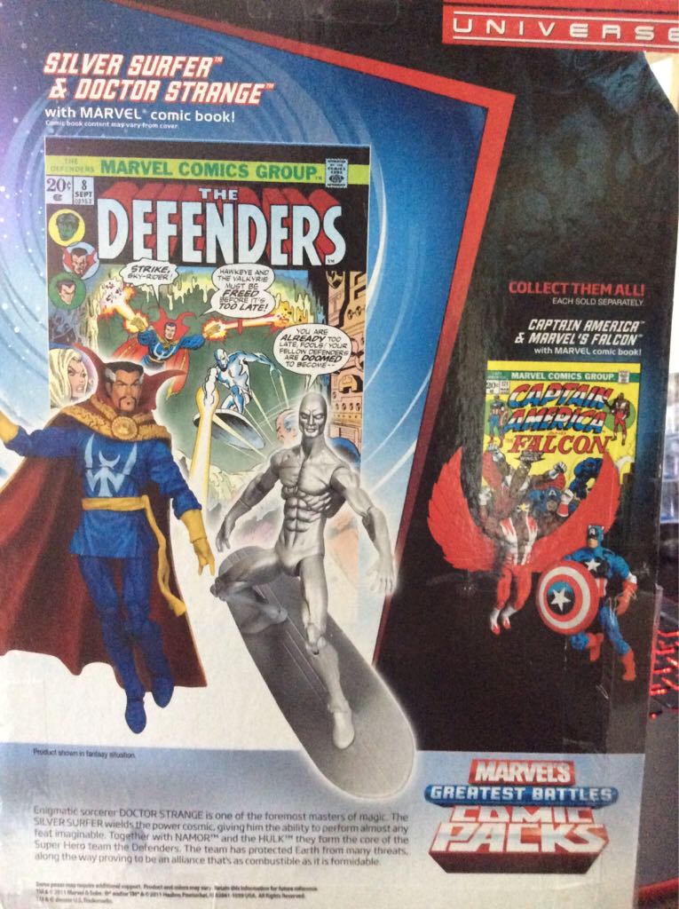 Silver Surfer & Doctor Strange - Marvel Universe - Hasbro (Marvel Universe Greatest Battles) action figure collectible [Barcode 653569724599] - Main Image 2