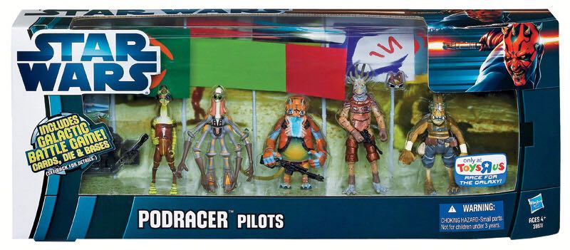 39611 Podracer Pilots - Hasbro (Star Wars - Episode 1 TFM) action figure collectible [Barcode 653569727934] - Main Image 1