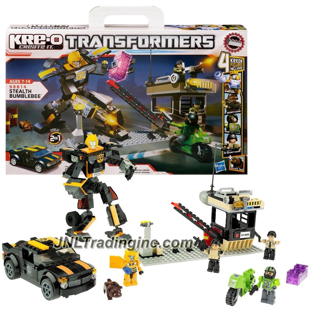 Kre-O Create It: Transformers - Stealth Bumblebee [98814]  (Kre-o Create It) action figure collectible [Barcode 653569730453] - Main Image 2