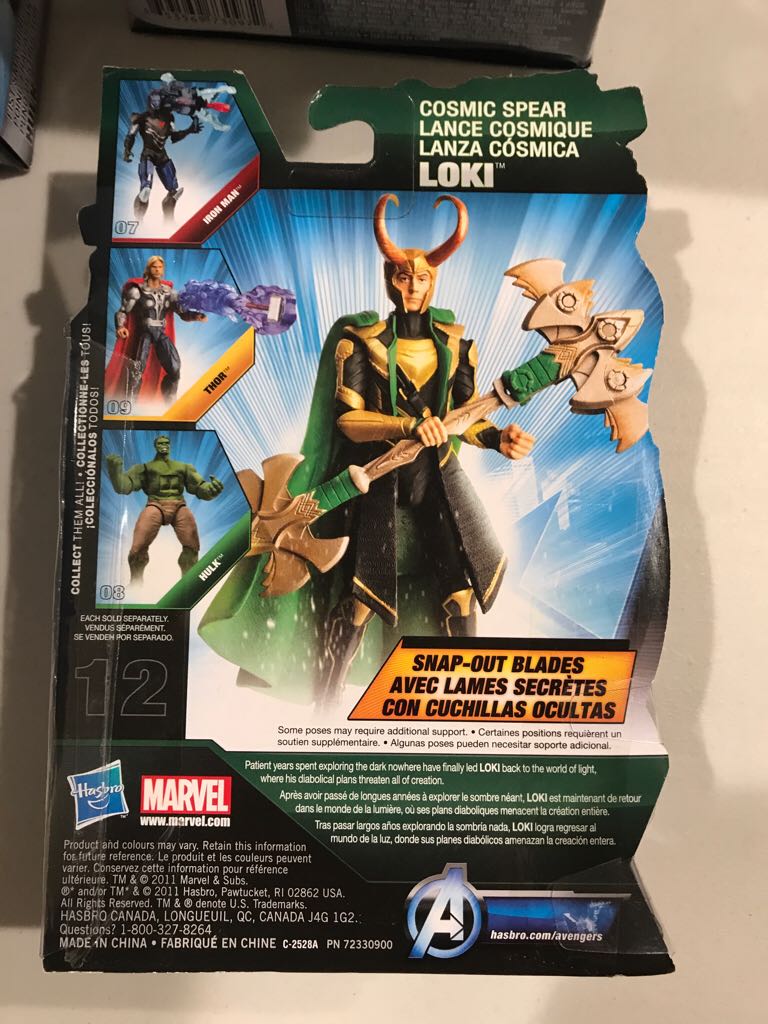 Avengers Movie 3.75 - Cosmic Spear Loki  action figure collectible [Barcode 653569730989] - Main Image 2