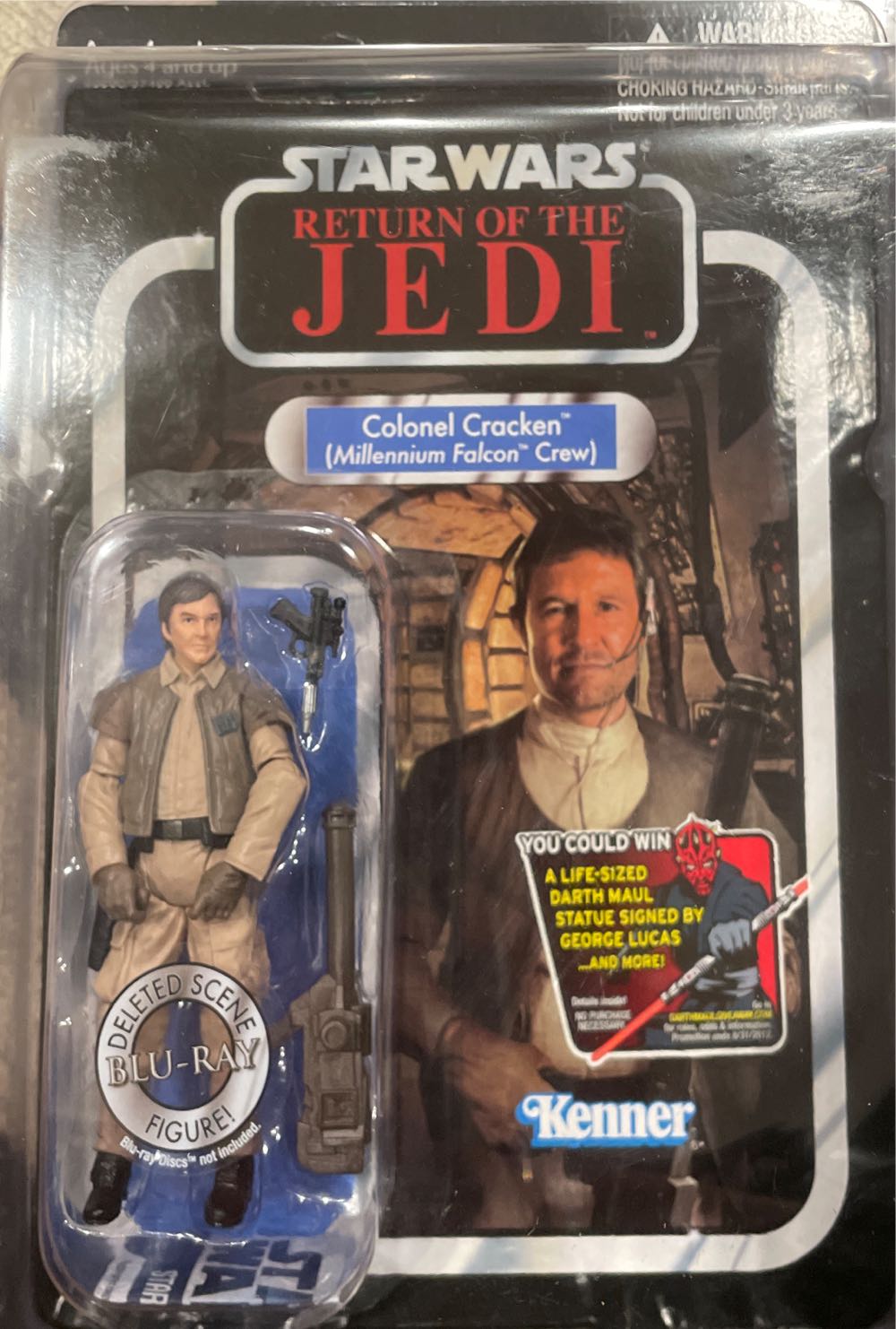 Colonel Cracken (Millennium Falcon Crew) - Hasbro (Star Wars: Episode VI - Return Of The Jedi) action figure collectible [Barcode 653569731764] - Main Image 3