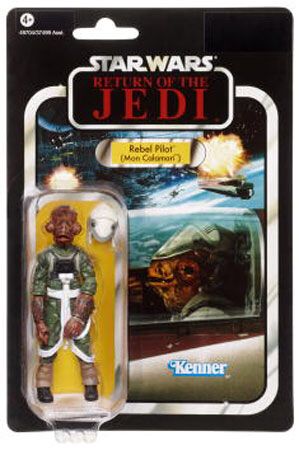 Rebel Pilot (Mon Calamari) - Hasbro (Star Wars - Vintage Collection) action figure collectible [Barcode 653569731795] - Main Image 2