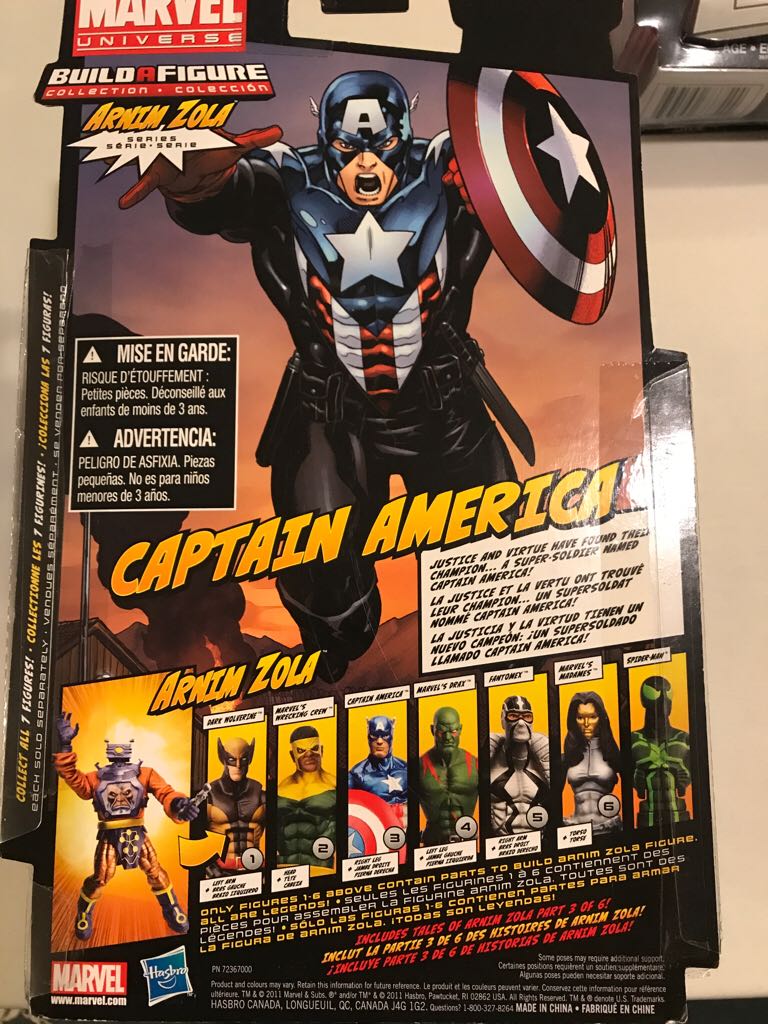 Captain America (Bucky)  action figure collectible [Barcode 653569737483] - Main Image 2
