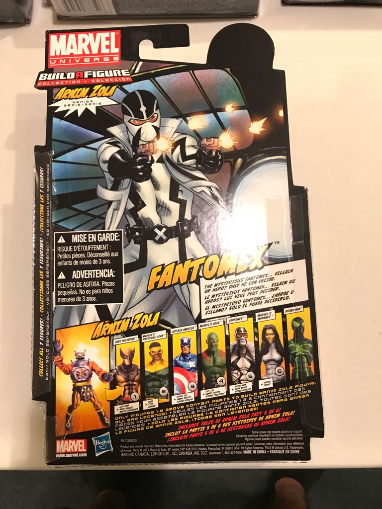 Marvel Legends Build A Figure - Arnim Zola - Fantomex  action figure collectible [Barcode 653569737513] - Main Image 2