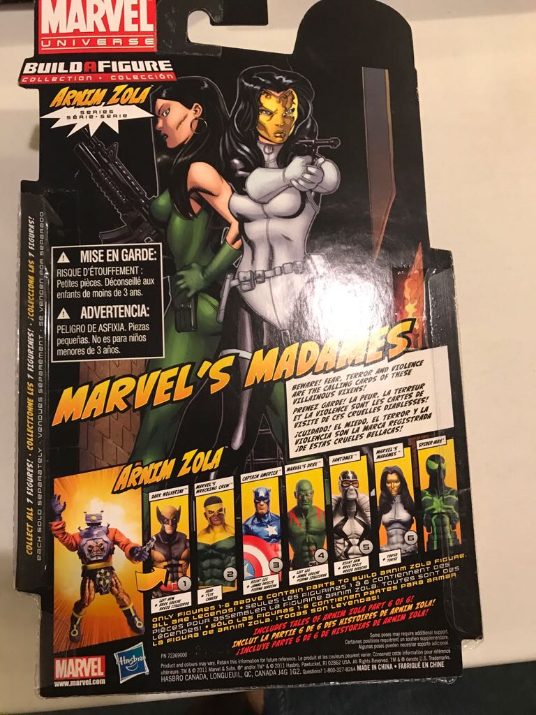 Marvel Legends Build A Figure - Arnim Zola - Marvels Madames  action figure collectible [Barcode 653569737551] - Main Image 2