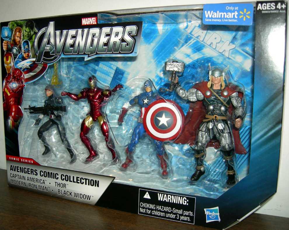 Marvel Avengers Comic Collection Walmart - Hasbro (Unknown) action figure collectible [Barcode 653569738558] - Main Image 3