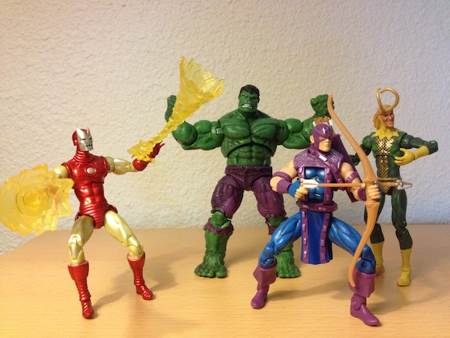 Marvel Avengers Collection Avengers (Comic) Walmart Exclusive Boxset  - Hasbro (The Avengers) action figure collectible [Barcode 653569738619] - Main Image 2