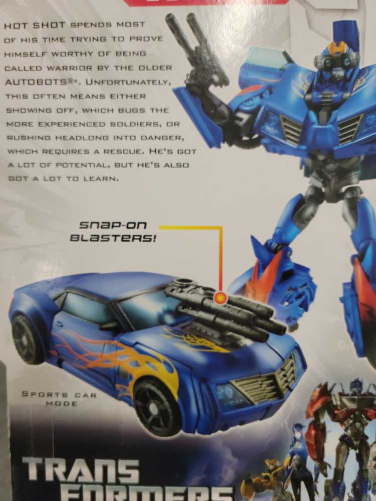 Transformers Prime: Hot Shot - Hasbro (Prime) action figure collectible [Barcode 653569743231] - Main Image 4