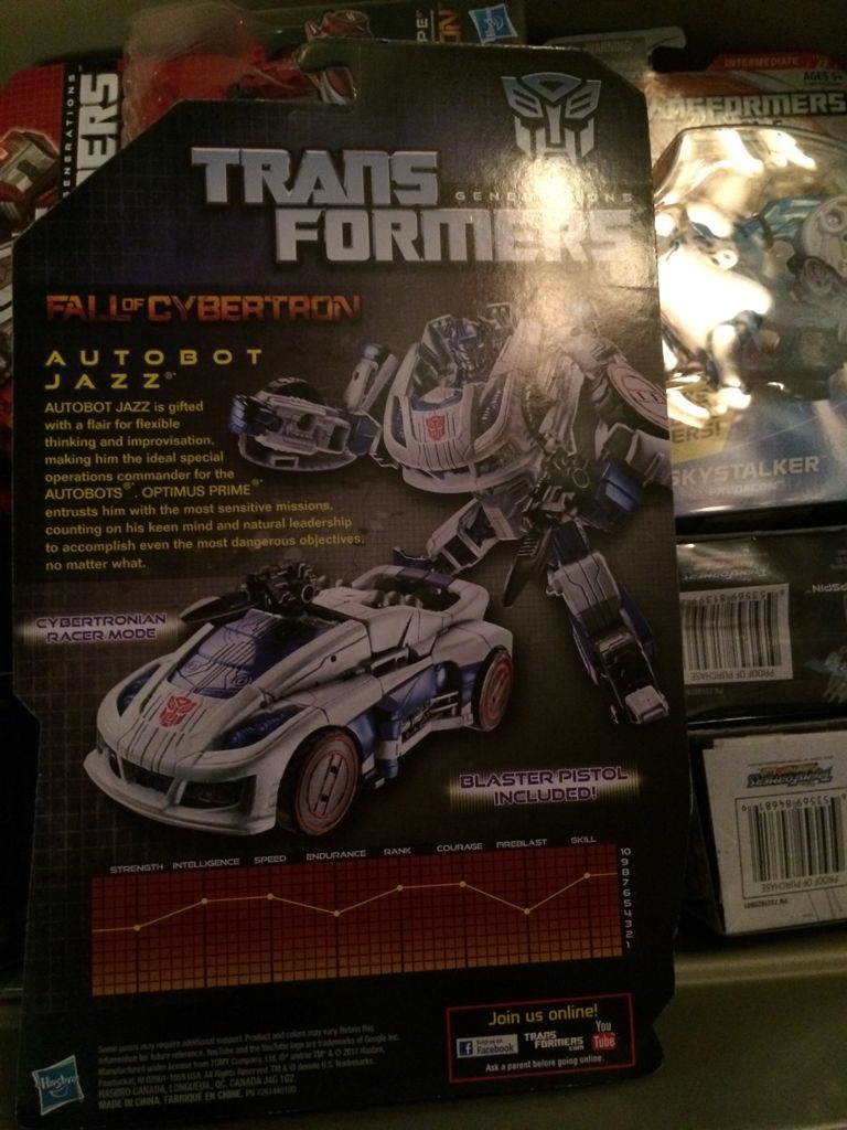 Transformers War/Fall Of Cybertron Jazz - Hasbro (Fall of Cybertron) action figure collectible [Barcode 653569744047] - Main Image 2