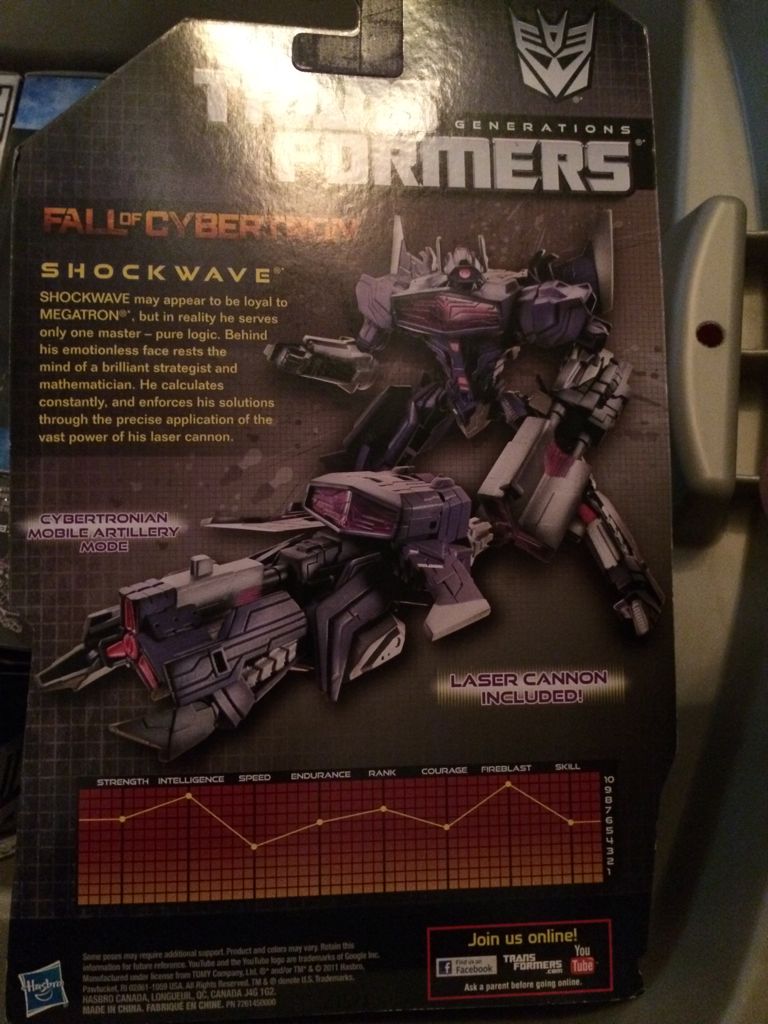 Shockwave - Hasbro (Transformers: Fall of Cybertron) action figure collectible [Barcode 653569744054] - Main Image 2
