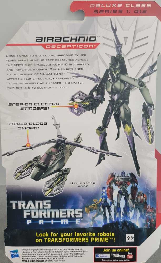 Airachnid - Hasbro (Transformers: Prime) action figure collectible [Barcode 653569744795] - Main Image 3