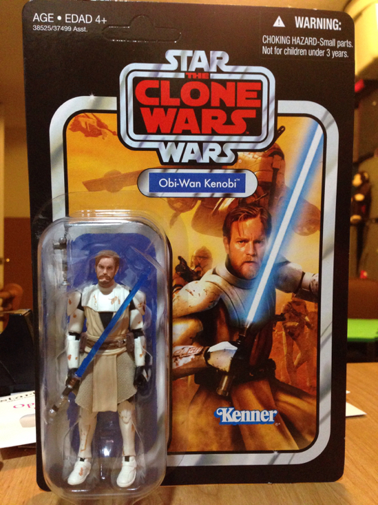 Obi-Wan Kenobi - Kenner (Star Wars: The Clone Wars) action figure collectible [Barcode 653569749295] - Main Image 1