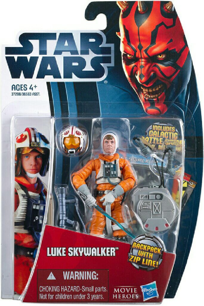 Luke Skywalker (Snowspeeder pilot) - Hasbro action figure collectible [Barcode 653569752646] - Main Image 2