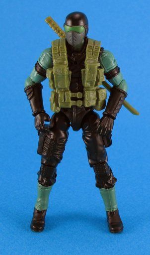 Snake Eyes (Grey Vest)  [v59] - Hasbro (G.I. Joe: A Real American Hero) action figure collectible [Barcode 653569755685] - Main Image 2