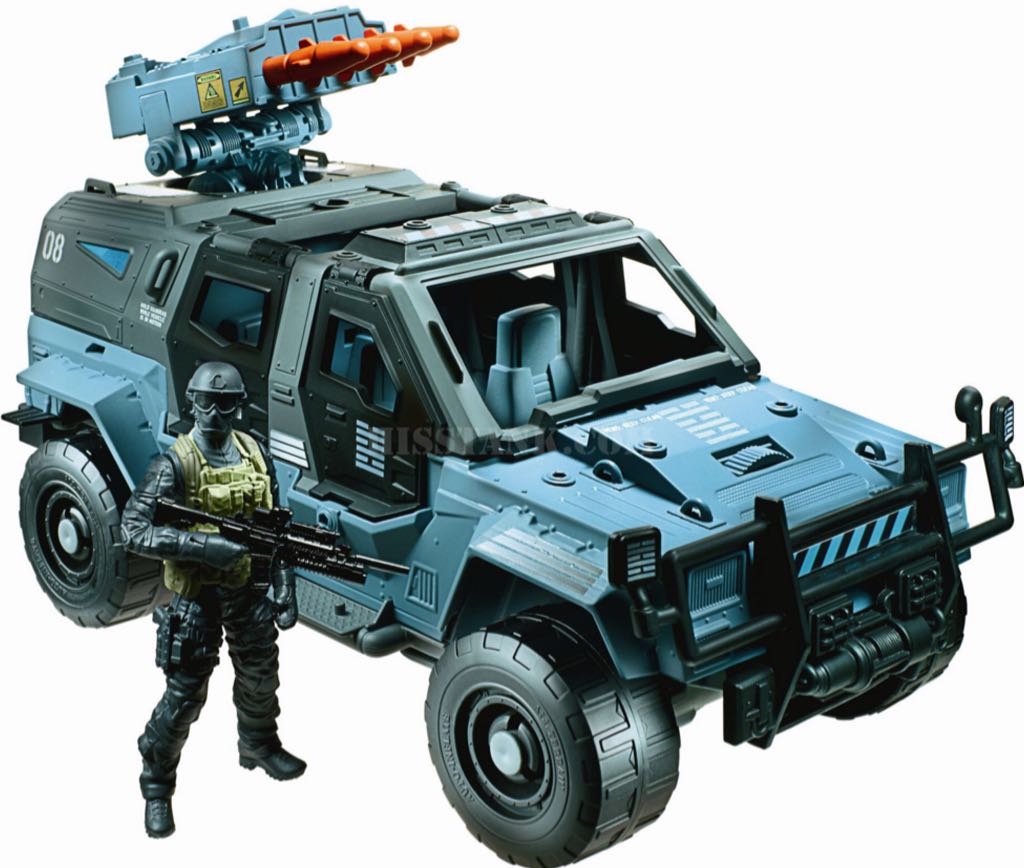 Ninja Combat Cruiser w/ Night Fox - Hasbro (G.I. Joe - Retaliation) action figure collectible [Barcode 653569757474] - Main Image 2