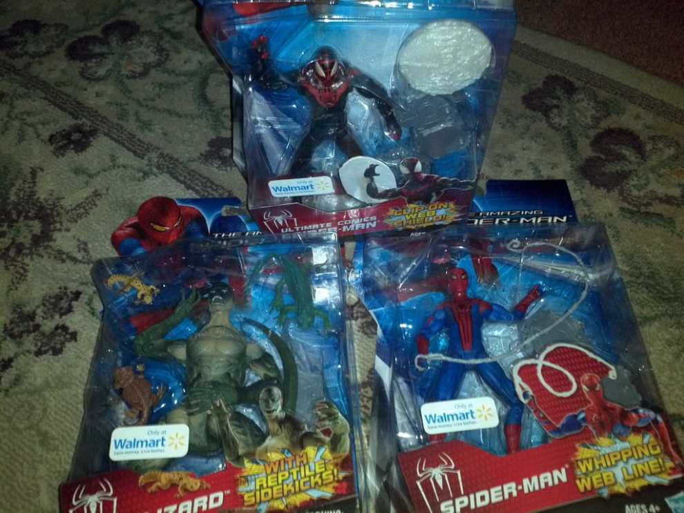 Marvel Spider-man The Amazing Spider-man Spider-man (Whipping Web Line!) Walmart Exclusive  - Hasbro (Marvel: Spider-man: 6”) action figure collectible [Barcode 653569763406] - Main Image 3