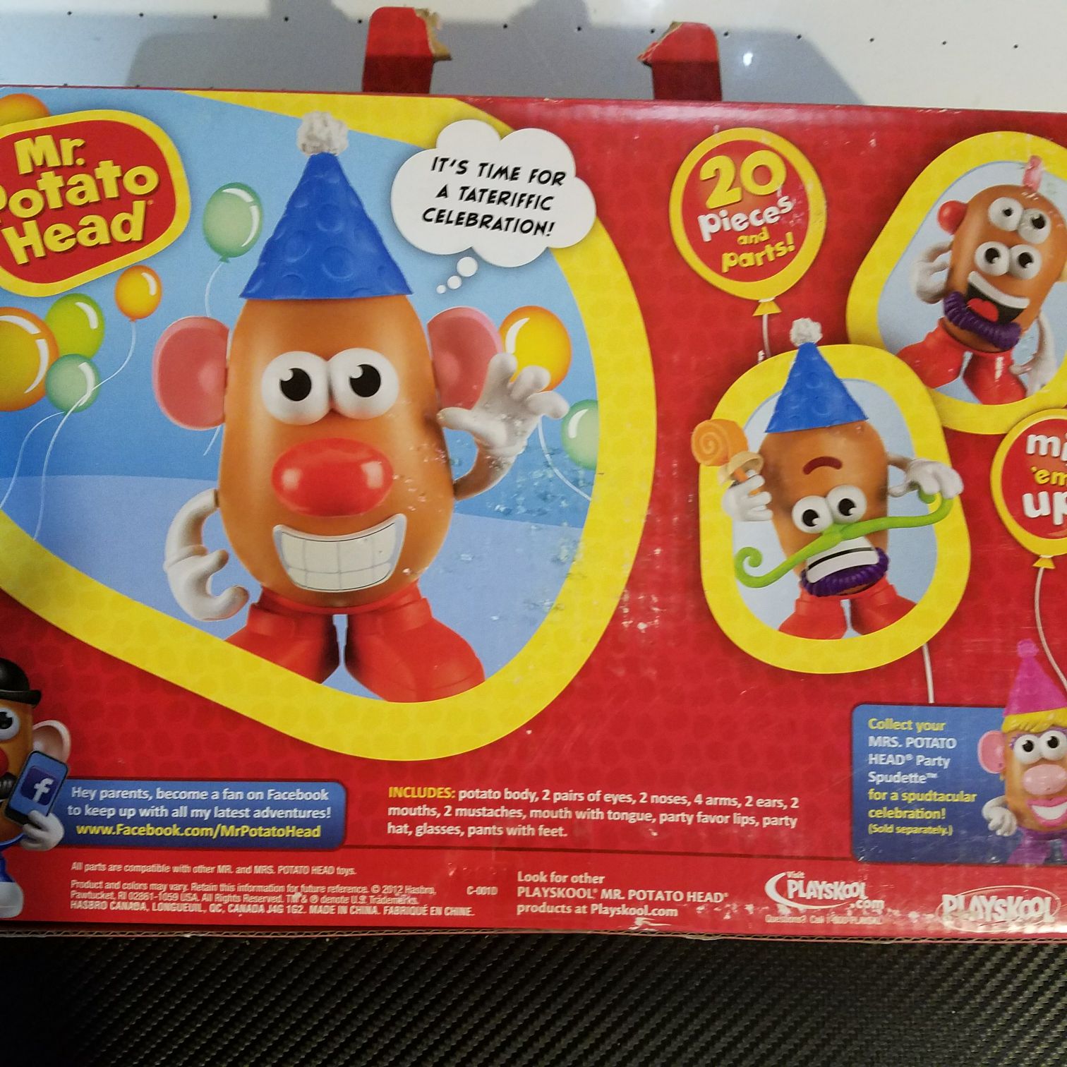 Mr Potato 60th Celebration - Playschool / Hasbro action figure collectible [Barcode 653569765998] - Main Image 2