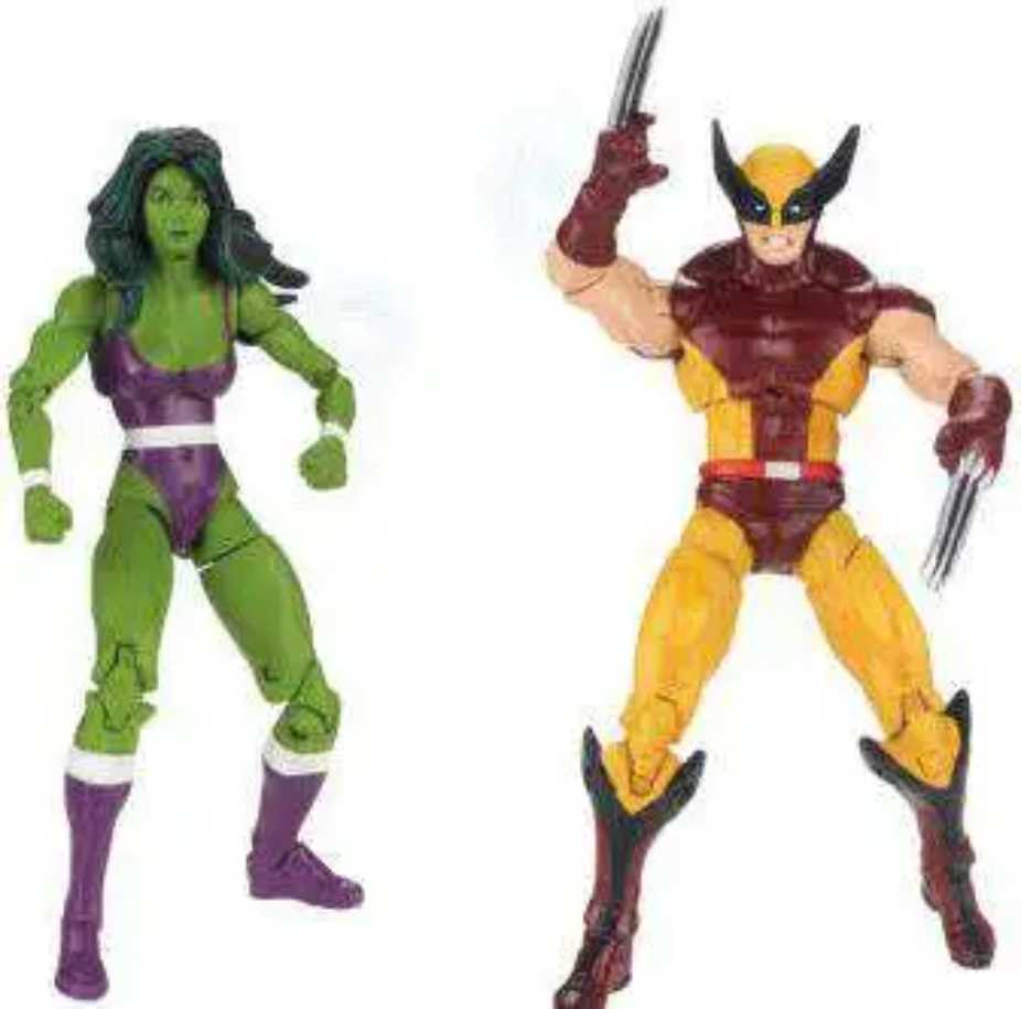 Wolverine & She Hulk - Hasbro (Marvel Universe Comic Packs) action figure collectible [Barcode 653569766155] - Main Image 3