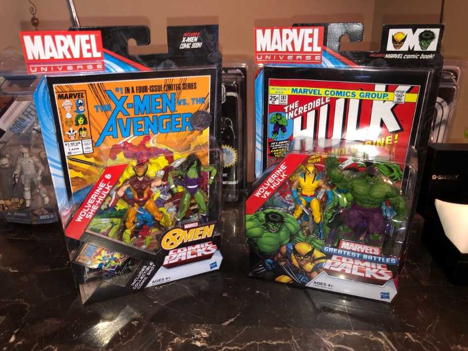 Wolverine & She Hulk - Hasbro (Marvel Universe Comic Packs) action figure collectible [Barcode 653569766155] - Main Image 4