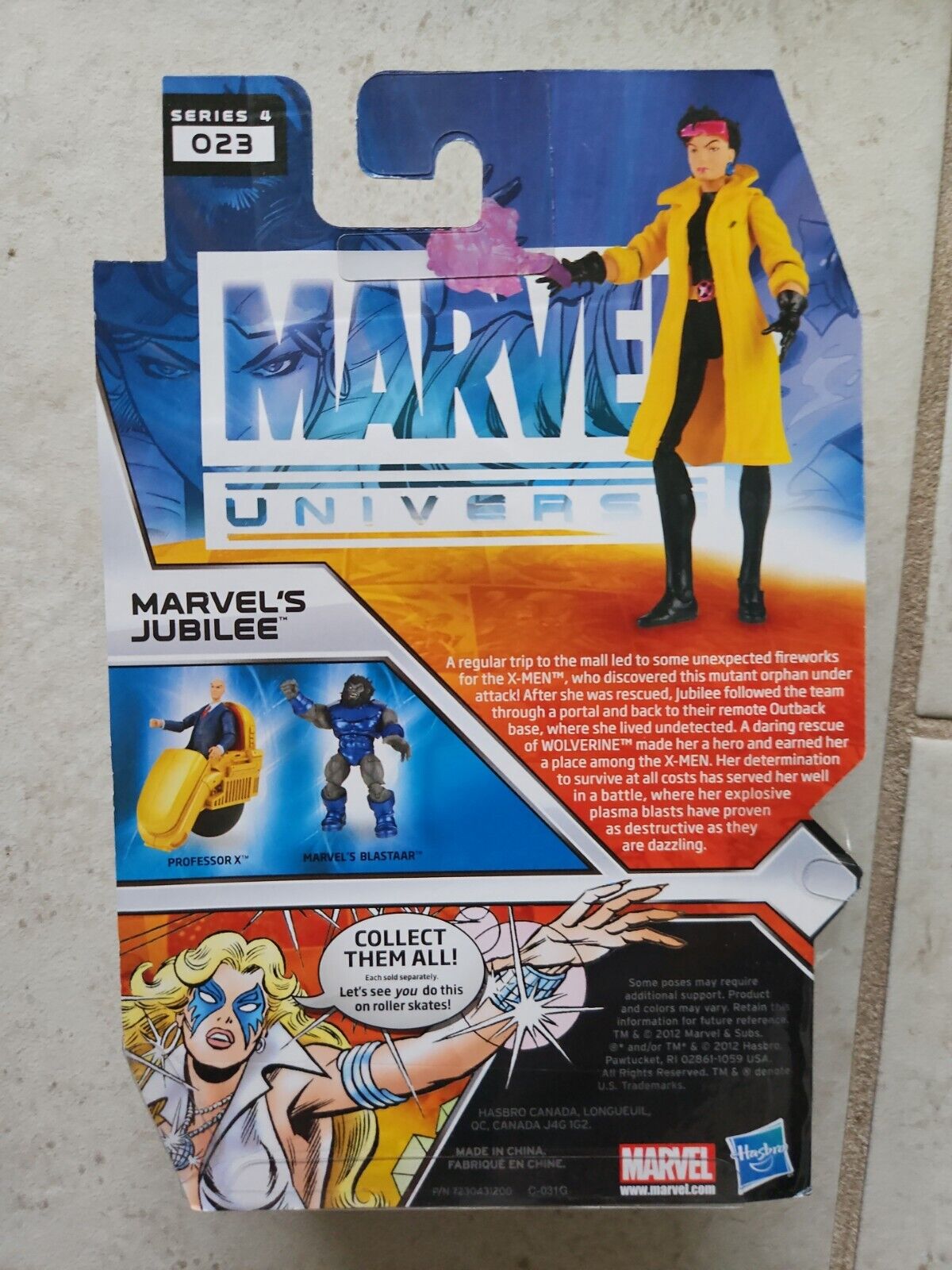 Jubilee - Hasbro (Marvel Universe) action figure collectible [Barcode 653569767657] - Main Image 3