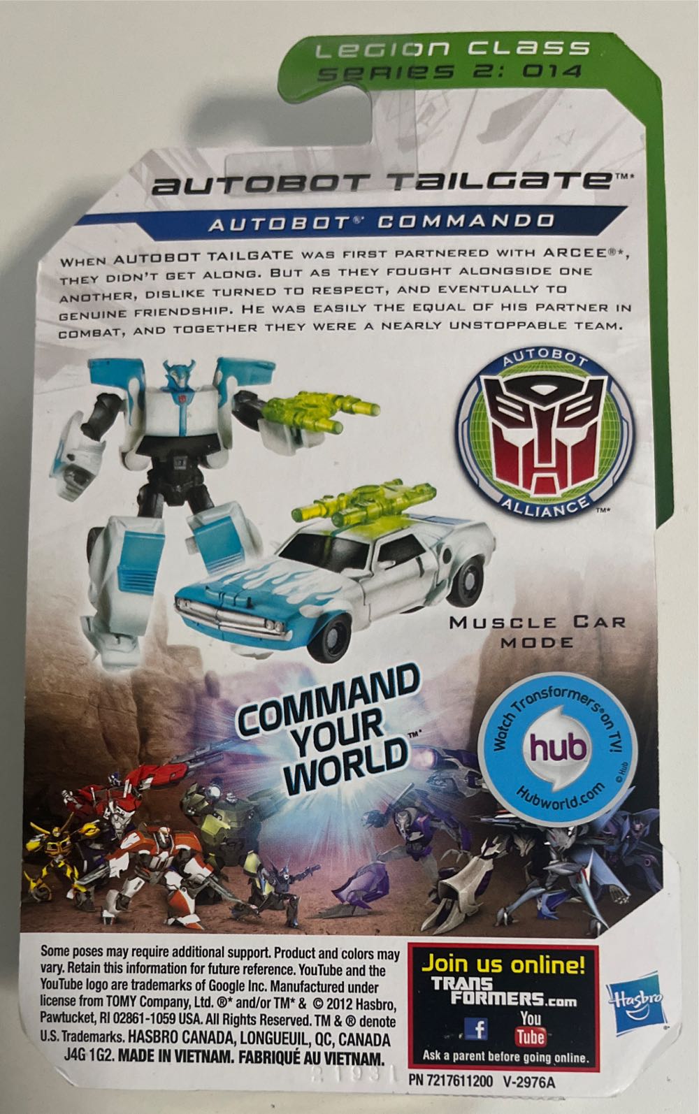 Autobot Tailgate - Hasbro (Transformers: Prime) action figure collectible [Barcode 653569770619] - Main Image 2