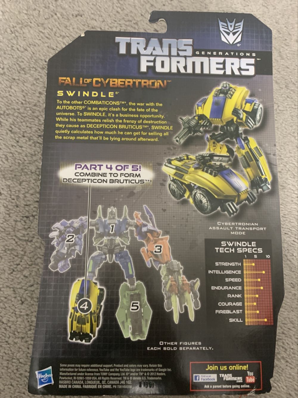 Swindle - Hasbro (Generations War For Cybertron) action figure collectible [Barcode 653569771043] - Main Image 2