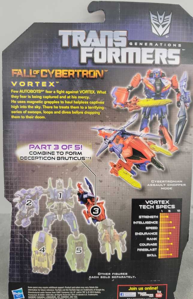 Transformers War/Fall Of Cybertron Vortex - Hasbro (Generations War For Cybertron) action figure collectible [Barcode 653569771050] - Main Image 3