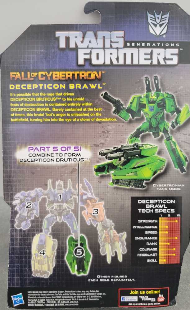 Brawl - Hasbro (Generations War For Cybertron) action figure collectible [Barcode 653569771067] - Main Image 3