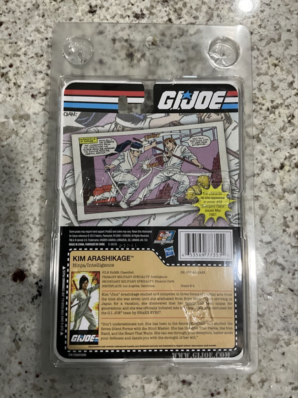 Kim ”Jinx” Arashikage - Hasbro (G.I. Joe: 25th Anniversary) action figure collectible [Barcode 653569773511] - Main Image 3