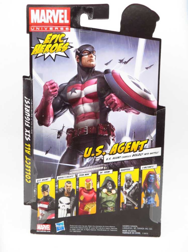 Marvel Legends Epic Heroes U.S. Agent  - Hasbro (Marvel Legends - Epic Heroes) action figure collectible [Barcode 653569775850] - Main Image 3