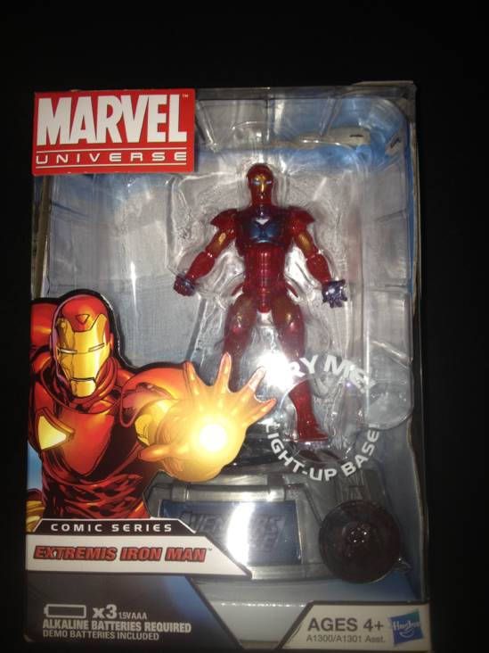Iron Man Extremis Light Up - Hasbro (Marvel Universe) action figure collectible [Barcode 653569776680] - Main Image 1