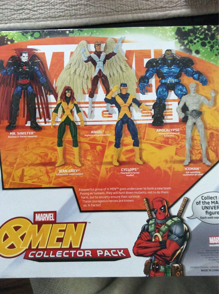 X-Men Collector Pack - Hasbro (Marvel Universe) action figure collectible [Barcode 653569777052] - Main Image 2