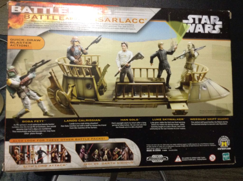 Battle Above The Sarlac - Hasbro (Star Wars - Battle Packs) action figure collectible [Barcode 653569777977] - Main Image 2
