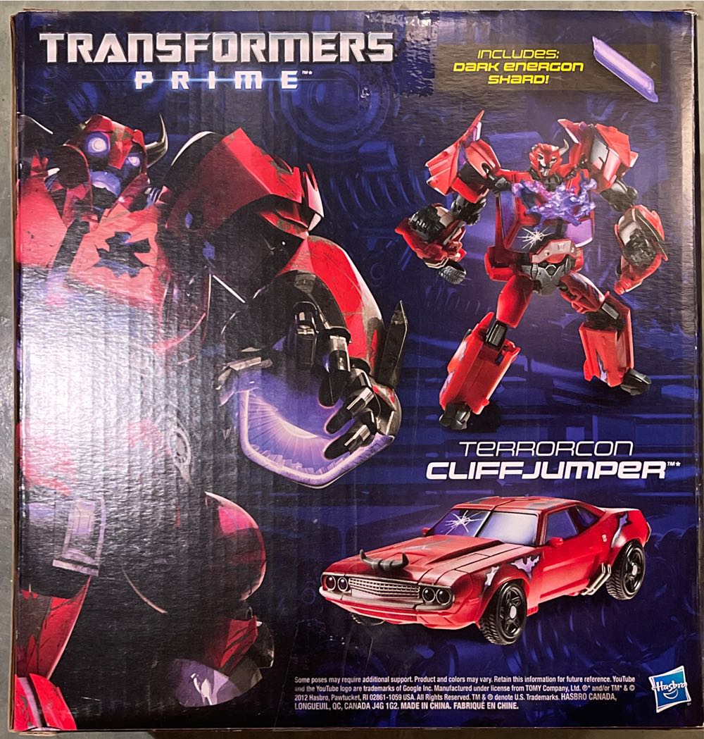Terrorcon Cliffjumper [ComicCon Exclusive 2012] - Hasbro (Transformers: Prime) action figure collectible [Barcode 653569778462] - Main Image 3