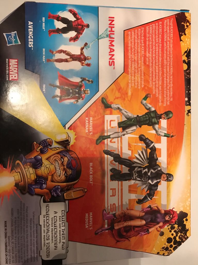 Inhumans - Hasbro (Marvel Universe) action figure collectible [Barcode 653569781219] - Main Image 2