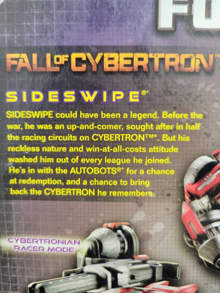 Transformers Generations Fall Of Cybertron: Sideswipe - Hasbro (Generations War For Cybertron) action figure collectible [Barcode 653569782360] - Main Image 4