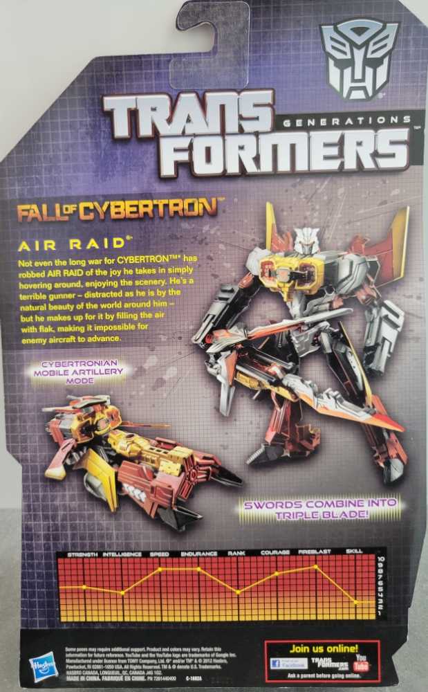 Air Raid Fall Of Cybertron - Hasbro (Generations War For Cybertron) action figure collectible [Barcode 653569782384] - Main Image 3
